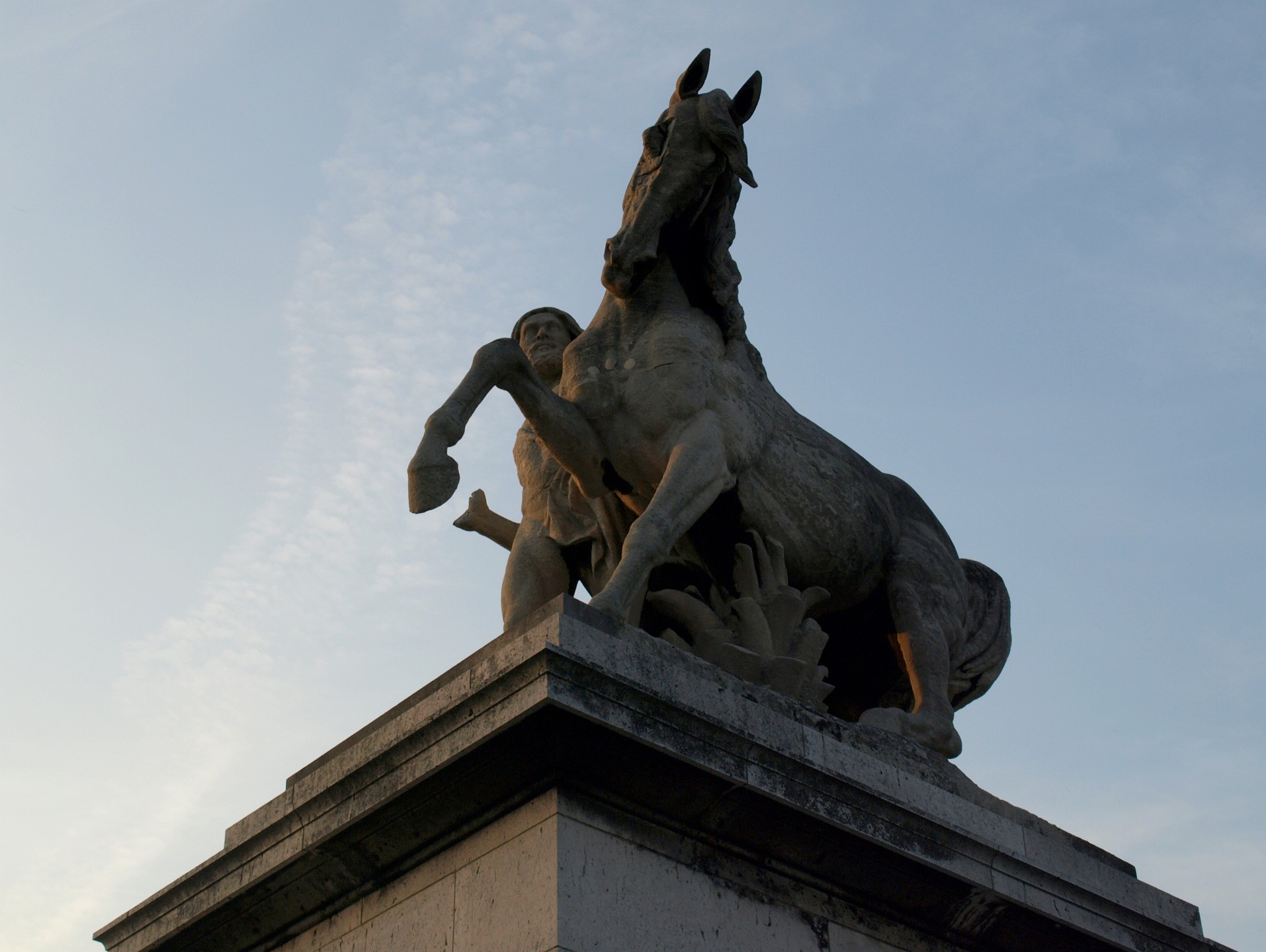 Statue on the Pont D'Iena